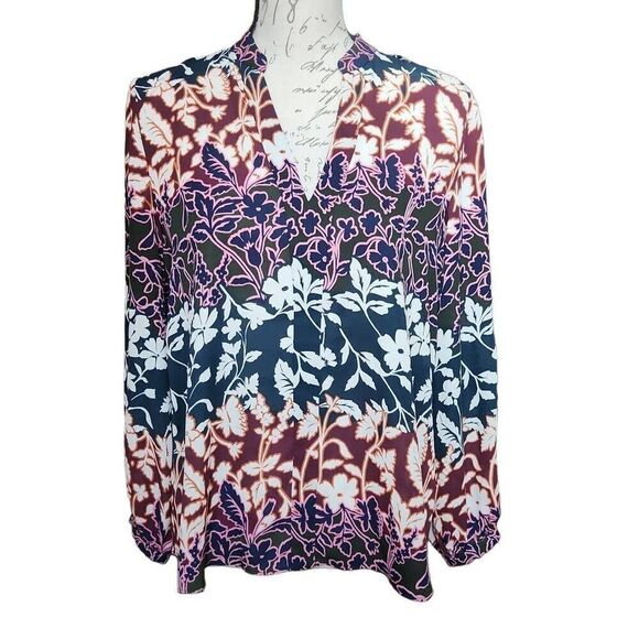 Rachel Rachel Roy Ladies Size Small Multi Combo September V-Neck Blouse - Picture 1 of 7